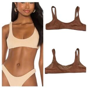 Its Now Cool x Free People 90s Crop Terry Towel Sporty Bikini Tank Top 8